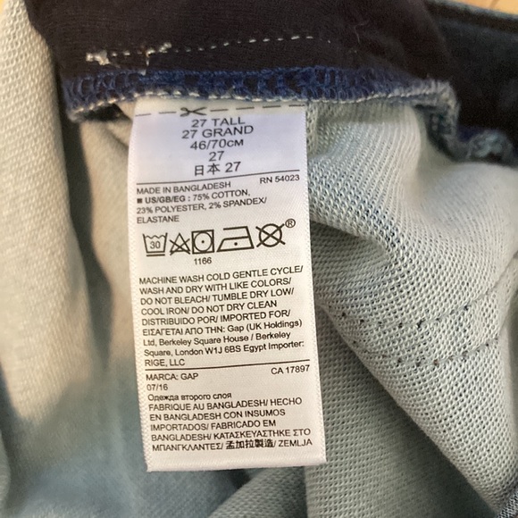 GAP jeans Girlfriend NWOT - Picture 6 of 7
